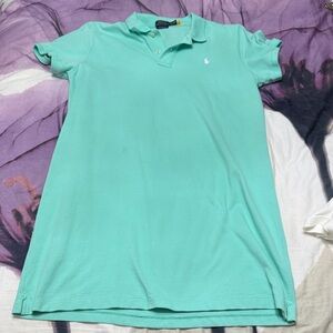 Polo by Ralph Lauren Aqua Midi Dress